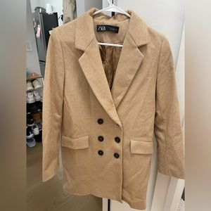 Double-Breasted Wool Pea Coat